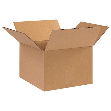 10 in x 10 in x 7 in Shipping Box, Kraft, Corrugate, Single Wall, 32 ECT MPN:11R314