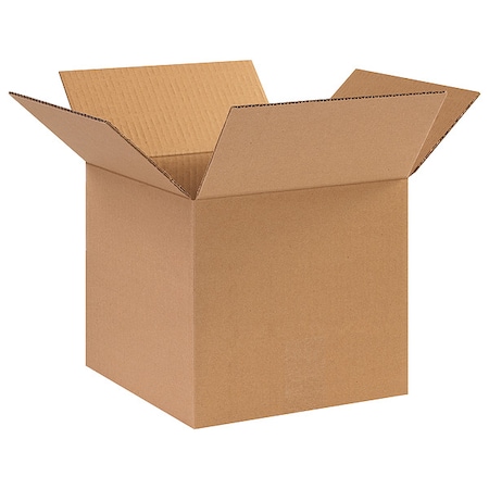10 in x 10 in x 9 in Shipping Box, Kraft, Corrugate, Single Wall, 32 ECT MPN:11R316