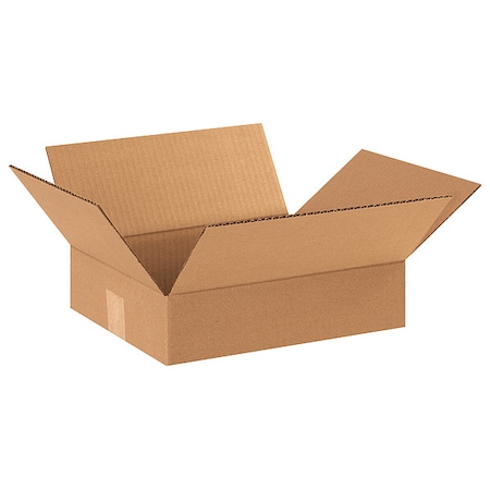 12 in x 10 in x 3 in Shipping Box, Kraft, Corrugate, Single Wall, 32 ECT MPN:11R322