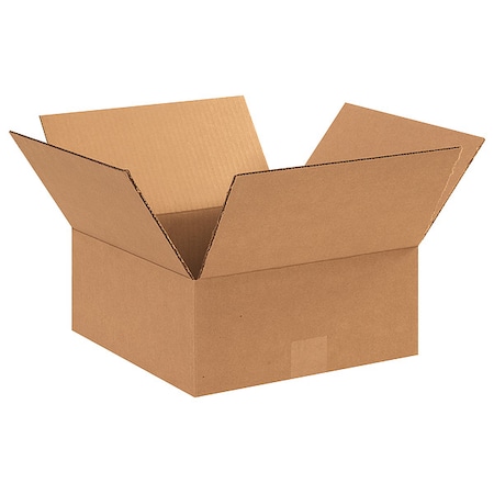 12 in x 12 in x 5 in Shipping Box, Kraft, Corrugate, Single Wall, 32 ECT MPN:11R331