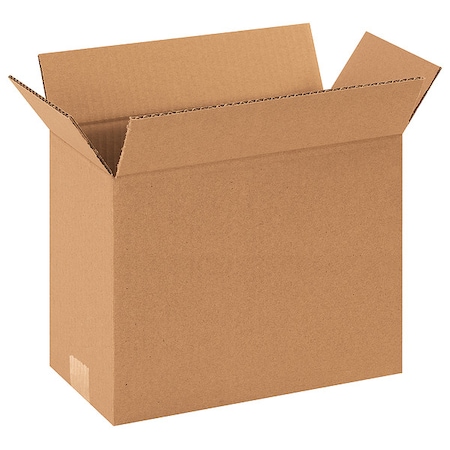 12 in x 6 in x 12 in Shipping Box, Kraft, Corrugate, Single Wall, 32 ECT MPN:11R336