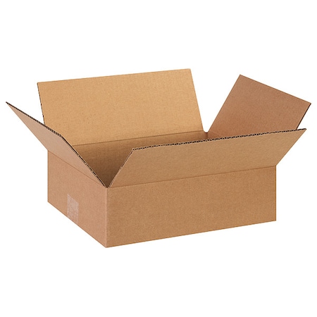 13 in x 10 in x 4 in Shipping Box, Kraft, Corrugate, Single Wall, 32 ECT MPN:11R339