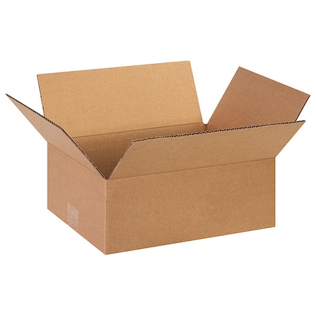 13 in x 10 in x 5 in Shipping Box, Kraft, Corrugate, Single Wall, 32 ECT MPN:11R340