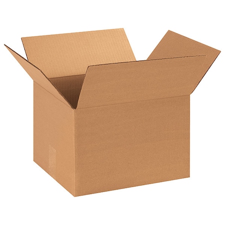 13 in x 11 in x 9 in Shipping Box, Kraft, Corrugate, Single Wall, 32 ECT MPN:11R346