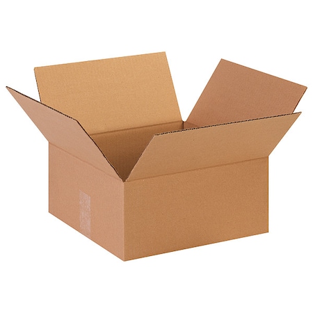 13 in x 13 in x 6 in Shipping Box, Kraft, Corrugate, Single Wall, 32 ECT MPN:11R349