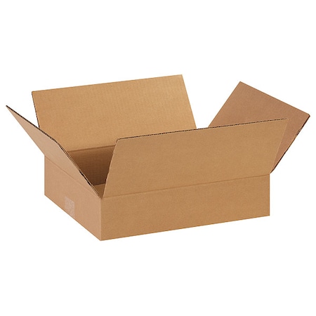 14 in x 11 in x 3 in Shipping Box, Kraft, Corrugate, Single Wall, 32 ECT MPN:11R358
