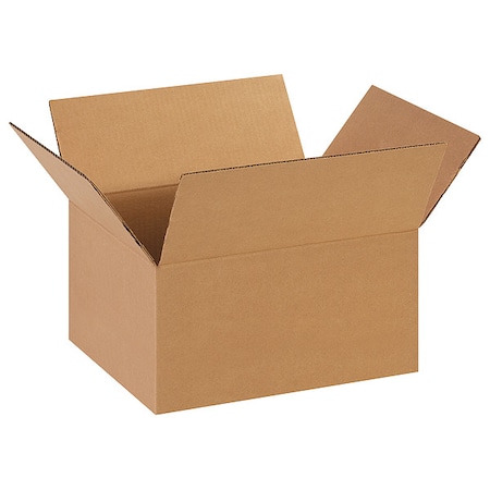 14 in x 11 in x 8 in Shipping Box, Kraft, Corrugate, Single Wall, 32 ECT MPN:11R360