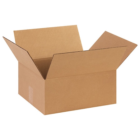 14 in x 12 in x 6 in Shipping Box, Kraft, Corrugate, Single Wall, 32 ECT MPN:11R362