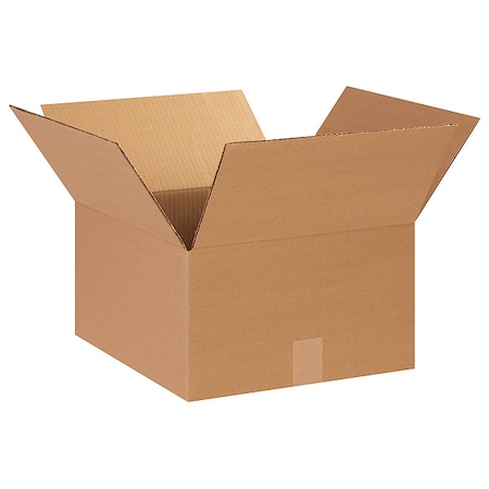 14 in x 14 in x 8 in Shipping Box, Kraft, Corrugate, Single Wall, 32 ECT MPN:11R368