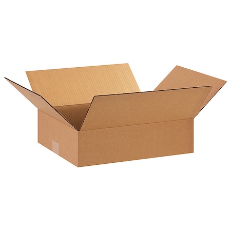 15 in x 12 in x 4 in Shipping Box, Kraft, Corrugate, Single Wall, 32 ECT MPN:11R375