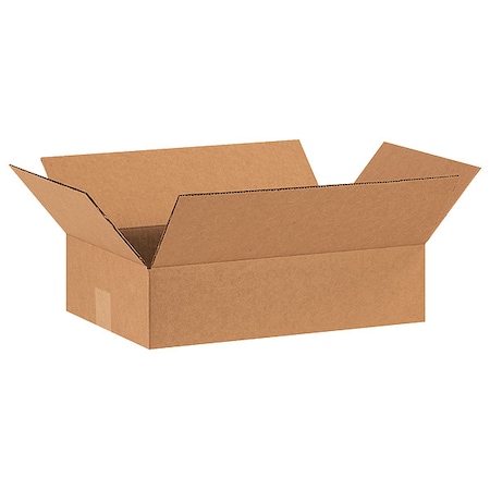 16 in x 10 in x 4 in Shipping Box, Kraft, Corrugate, Single Wall, 32 ECT MPN:11R383