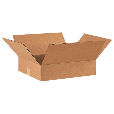 16 in x 14 in x 4 in Shipping Box, Kraft, Corrugate, Single Wall, 32 ECT MPN:11R390