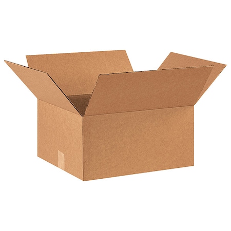 16 in x 14 in x 8 in Shipping Box, Kraft, Corrugate, Single Wall, 32 ECT MPN:11R392