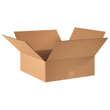 16 in x 16 in x 5 in Shipping Box, Kraft, Corrugate, Single Wall, 32 ECT MPN:11R394