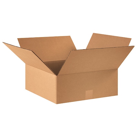 16 in x 16 in x 6 in Shipping Box, Kraft, Corrugate, Single Wall, 32 ECT MPN:11R395