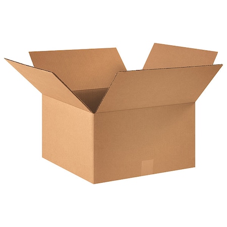 16 in x 16 in x 9 in Shipping Box, Kraft, Corrugate, Single Wall, 32 ECT MPN:11R397