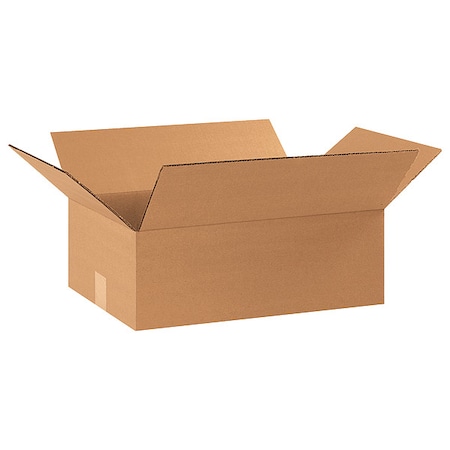 17 1/4 in x 11 1/4 in x 6 in Shipping Box, Kraft, Corrugate, Single Wall, 32 ECT MPN:11R398