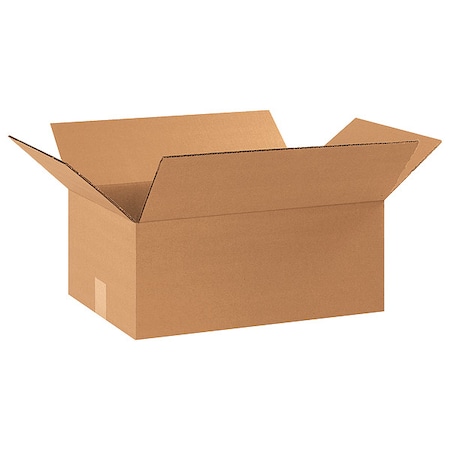 17 1/4 in x 11 1/4 in x 7 in Shipping Box, Kraft, Corrugate, Single Wall, 32 ECT MPN:11R399