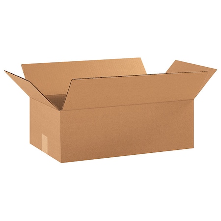 18 in x 10 in x 6 in Shipping Box, Kraft, Corrugate, Single Wall, 32 ECT MPN:11R406