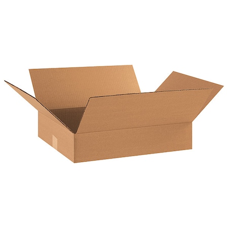 18 in x 14 in x 4 in Shipping Box, Kraft, Corrugate, Single Wall, 32 ECT MPN:11R414