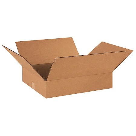 18 in x 16 in x 4 in Shipping Box, Kraft, Corrugate, Single Wall, 32 ECT MPN:11R417