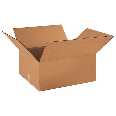 18 in x 16 in x 8 in Shipping Box, Kraft, Corrugate, Single Wall, 32 ECT MPN:11R419