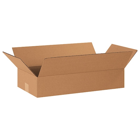 20 in x 10 in x 4 in Shipping Box, Kraft, Corrugate, Single Wall, 32 ECT MPN:11R424