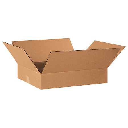20 in x 16 in x 4 in Shipping Box, Kraft, Corrugate, Single Wall, 32 ECT MPN:11R432