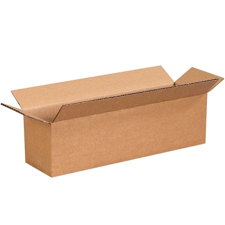 14 in x 4 in x 4 in Shipping Box, Kraft, Corrugate, Single Wall, 32 ECT MPN:1444