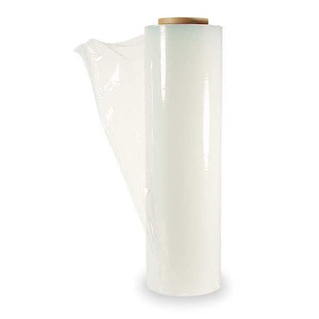 Hand Stretch Wrap, 14 in W x 1500 ft L, 80 ga, Cast Style, Clear, Standard Duty MPN:15A934