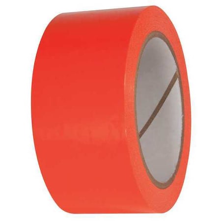 Floor Tape, Orange, 2 inx216 ft, Roll MPN:15D719