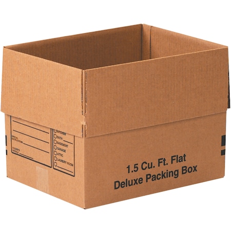 16 in x 12 in x 12 in Shipping Box, Kraft, Corrugate, Single Wall, 32 ECT MPN:161212DPB