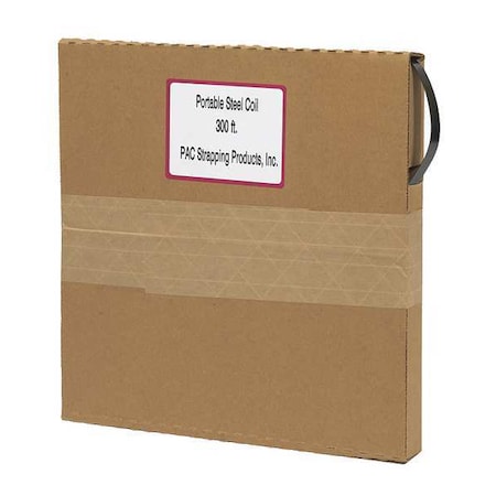 Steel Strapping, 1, 690 lb, 300 ft MPN:16P039