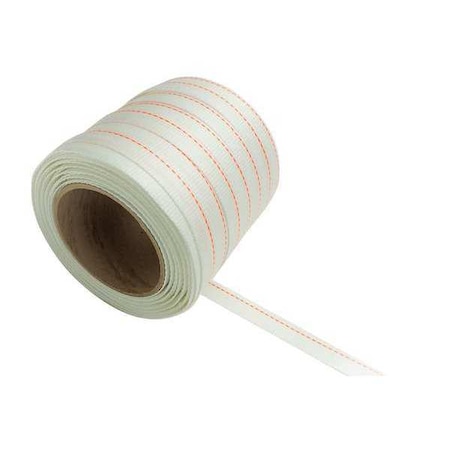 PlasticStrapping, 2, 700lb, Orange/White MPN:16P071