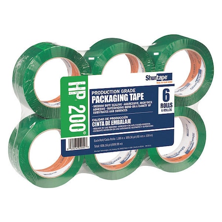 Color Coding Tape, 1.8 mil, Green, PK6 MPN:181240