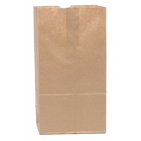 Grocery Bag Flat Bottom 2 lb Brown, Pk500 MPN:18402