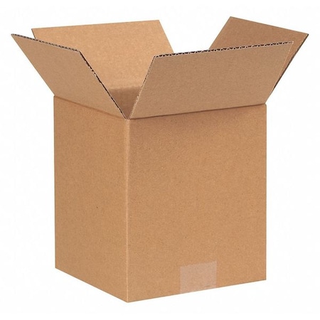 6 in x 6 in x 7 in Shipping Box, Kraft, Corrugate, Single Wall, 32 ECT MPN:22XK17