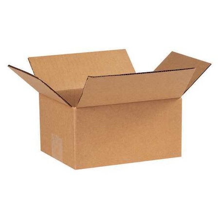 7 in x 6 in x 4 in Shipping Box, Kraft, Corrugate, Single Wall, 32 ECT MPN:22XK18