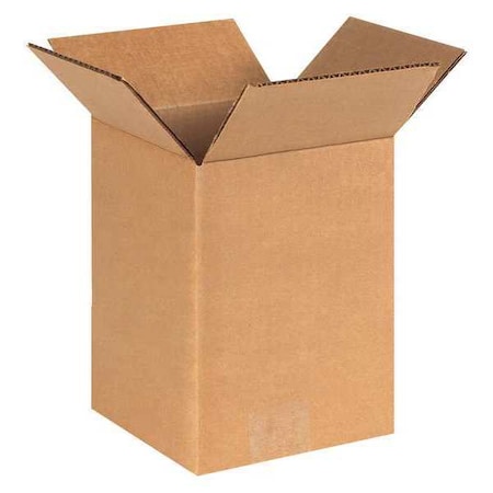 8 in x 6 in x 8 in Shipping Box, Kraft, Corrugate, Single Wall, 32 ECT MPN:22XK20