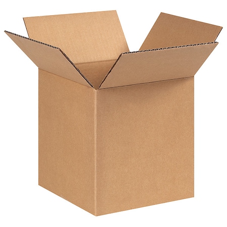 8 in x 8 in x 9 in Shipping Box, Kraft, Corrugate, Single Wall, 32 ECT MPN:22XK21