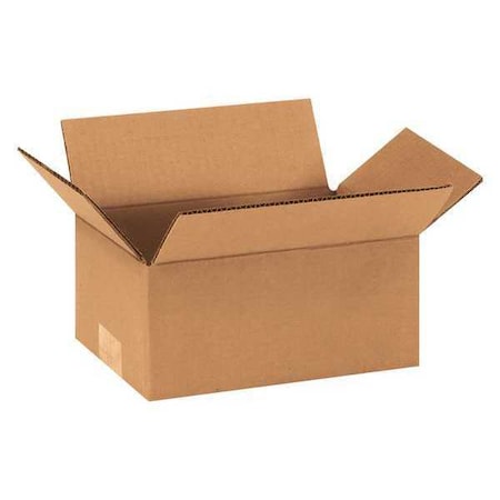 9 in x 5 in x 4 in Shipping Box, Kraft, Corrugate, Single Wall, 32 ECT MPN:22XK22