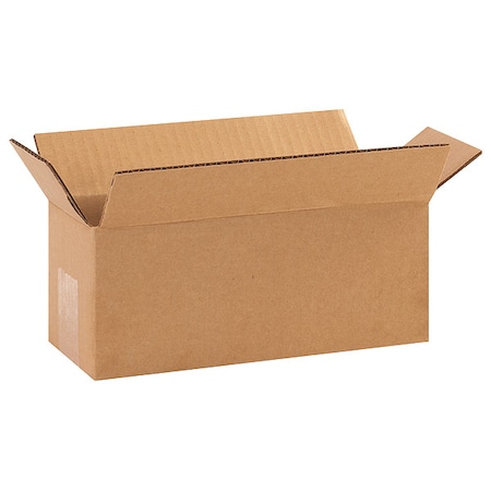 10 in x 4 in x 4 in Shipping Box, Kraft, Corrugate, Single Wall, 32 ECT MPN:22XK24