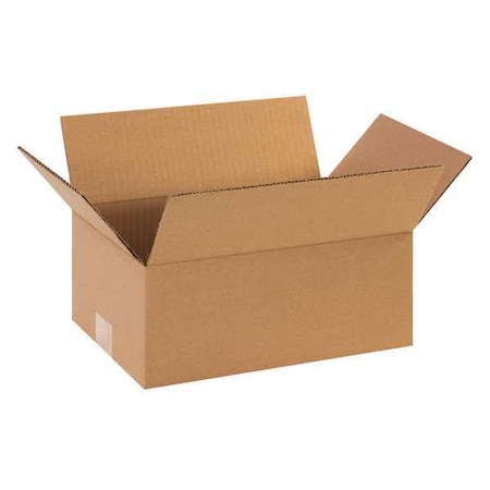 11 in x 8 in x 5 in Shipping Box, Kraft, Corrugate, Single Wall, 32 ECT MPN:22XK28