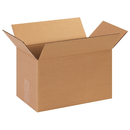 13 in x 8 in x 8 in Shipping Box, Kraft, Corrugate, Single Wall, 32 ECT MPN:22XK33