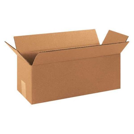 16 in x 5 in x 5 in Shipping Box, Kraft, Corrugate, Single Wall, 32 ECT MPN:22XK37