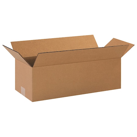 20 in x 8 in x 6 in Shipping Box, Kraft, Corrugate, Single Wall, 32 ECT MPN:22XK42