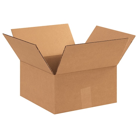 11 in x 11 in x 6 in Shipping Box, Kraft, Corrugate, Single Wall, 32 ECT MPN:22XK54