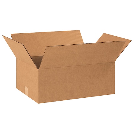 16 in x 12 in x 7 in Shipping Box, Kraft, Corrugate, Single Wall, 32 ECT MPN:22XK71