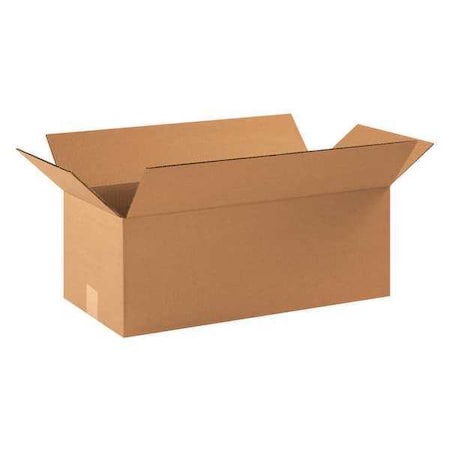 22 in x 10 in x 8 in Shipping Box, Kraft, Corrugate, Single Wall, 32 ECT MPN:22XK81