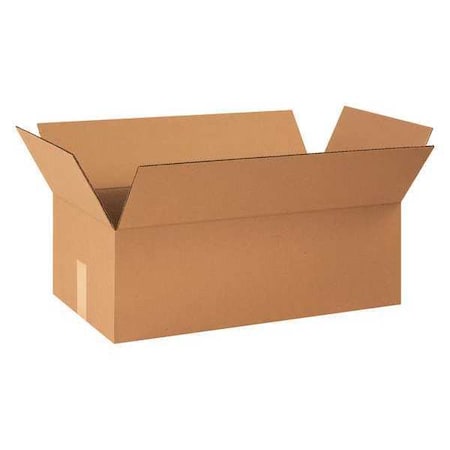 24 in x 12 1/2 in x 8 in Shipping Box, Kraft, Corrugate, Single Wall, 32 ECT MPN:22XK82